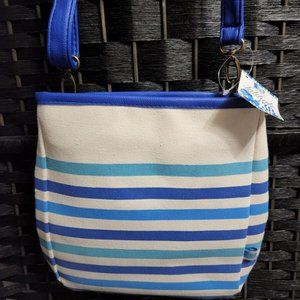 Nautical Striped crossbody Bag New with tags